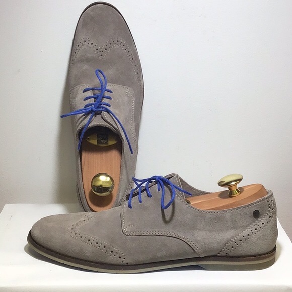Diesel Suede Wing Tip Derbys